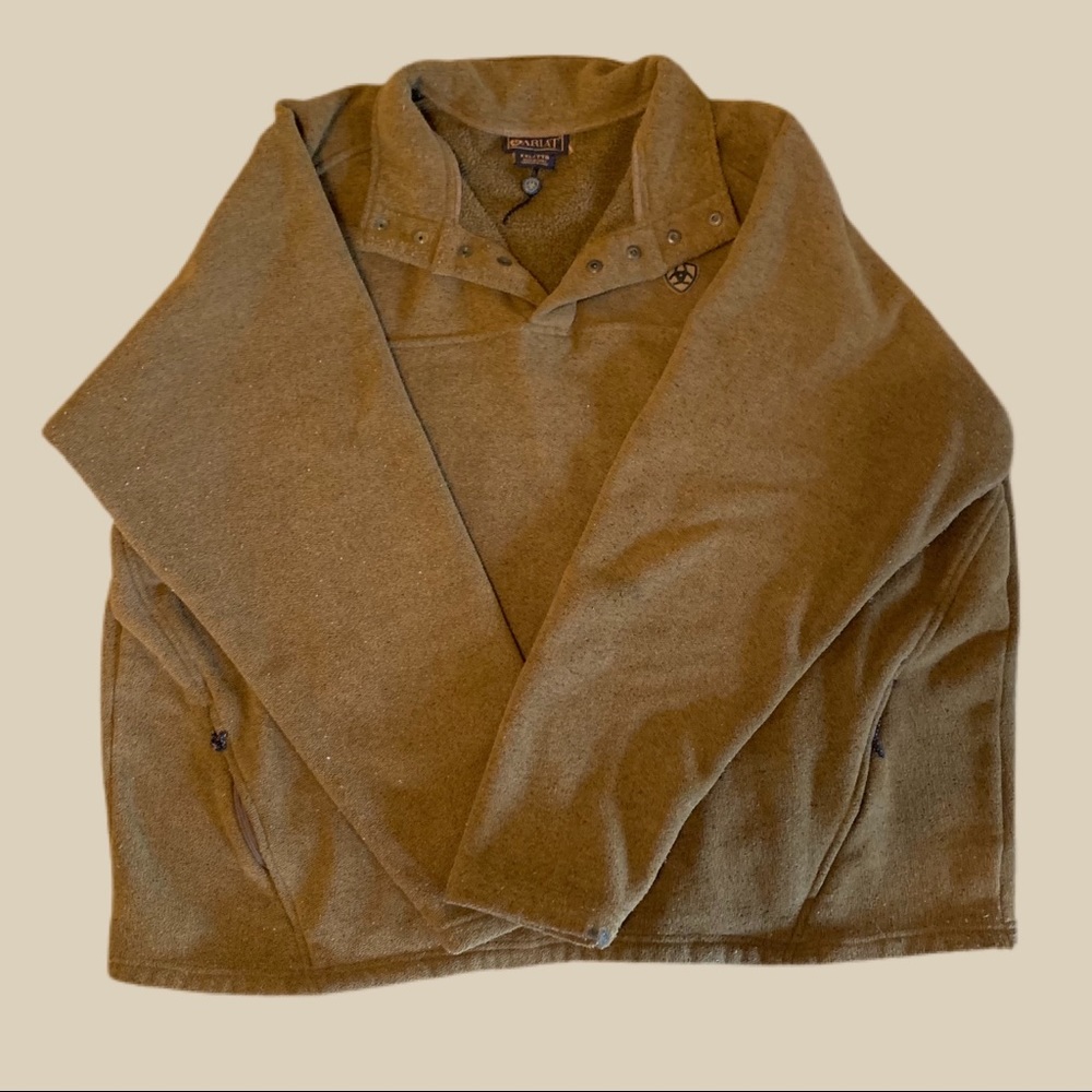 Ariat 1/4 button fleece jacket Mens XXL